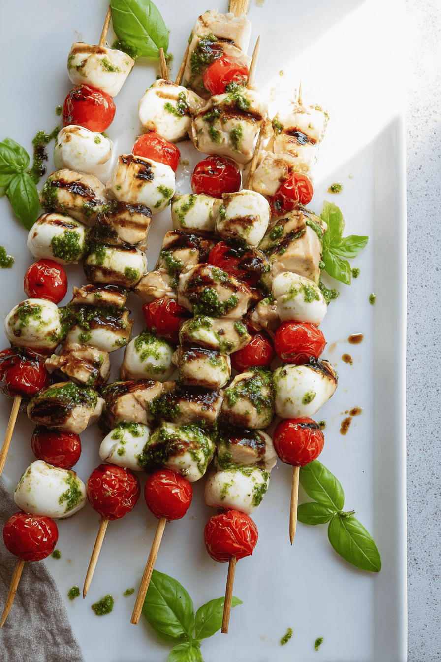 Easy Caprese Chicken Kebabs: A 30-Minute Summer Grilling Guide